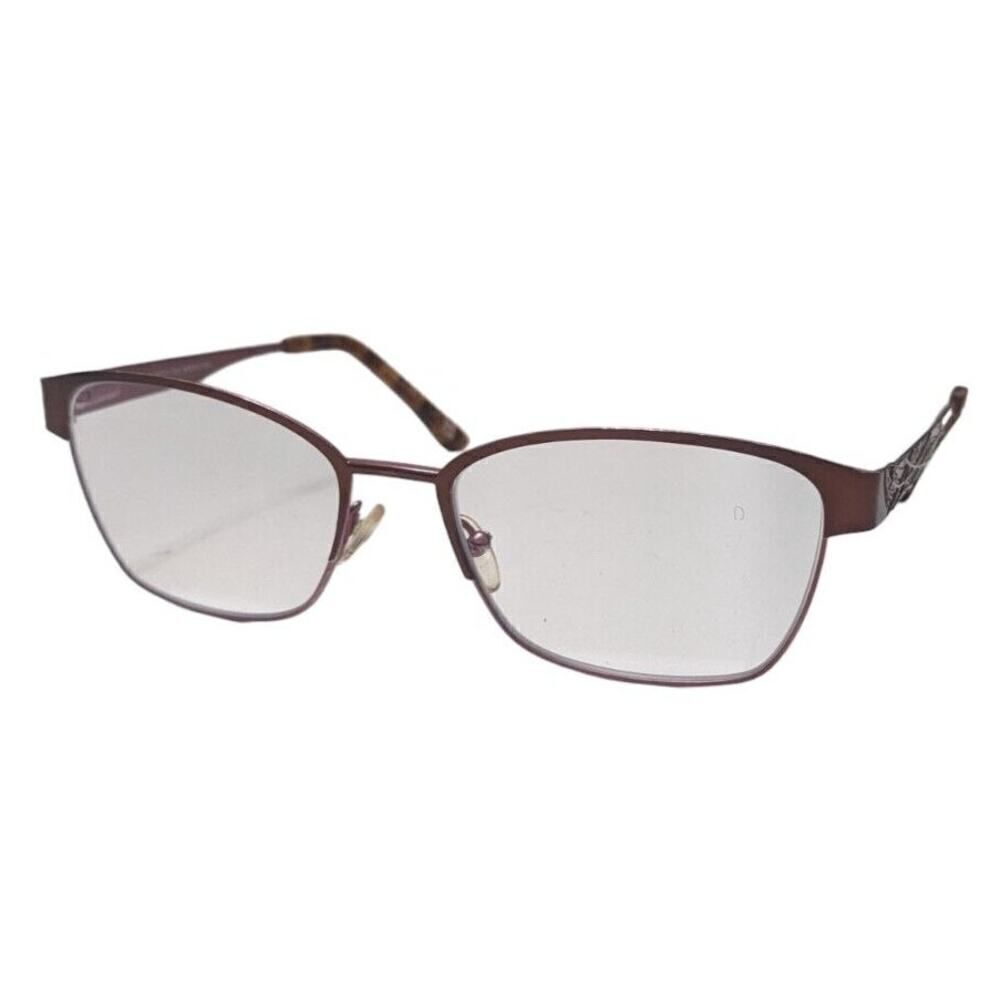 Wittnauer‎ Annabelle Eyeglasses Frames Only Brown/Pink Flex 55-17-135